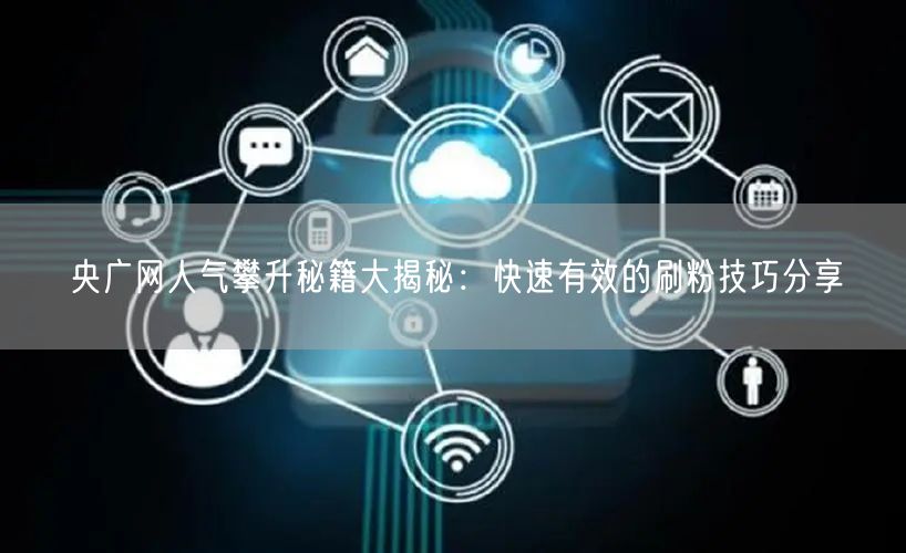 央广网人气攀升秘籍大揭秘：快速有效的刷粉技巧分享