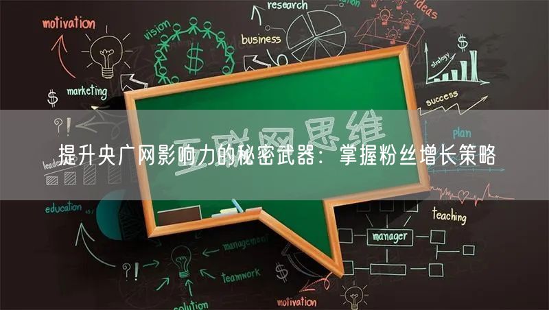 提升央广网影响力的秘密武器：掌握粉丝增长策略