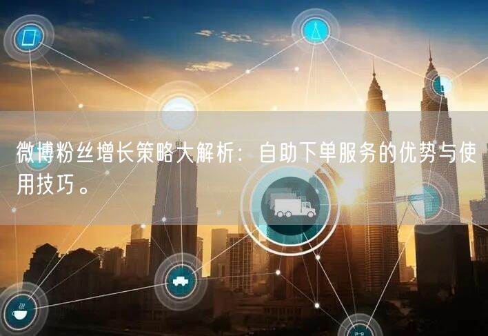 微博粉丝增长策略大解析：自助下单服务的优势与使用技巧。