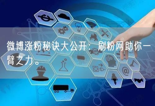 微博涨粉秘诀大公开：刷粉网助你一臂之力。