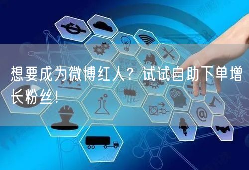 想要成为微博红人？试试自助下单增长粉丝！