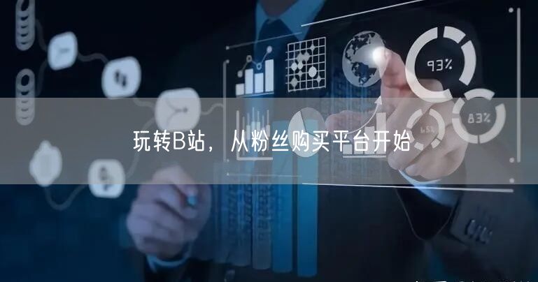 玩转B站，从粉丝购买平台开始