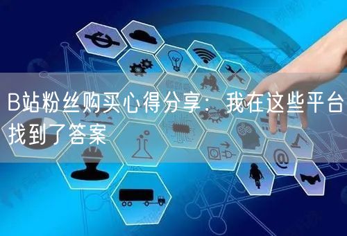 B站粉丝购买心得分享：我在这些平台找到了答案